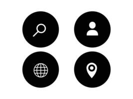 Interactive Web Function Icons Collection vector