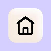 Homepage Icon Representing Navigation Hub or Landing Section vector