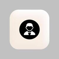 User Icon Visual in Registration and Authentication Screens vector