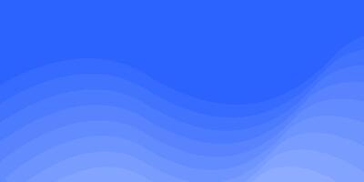 Blue background with wavy lines vector