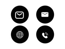 Internet and Website Tools Icon Set vector