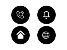 Flat Design Web Interface Icons vector