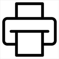 A printer icon with a cross on it vector