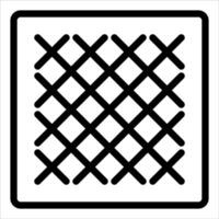 A square with a lattice pattern on it vector
