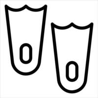 Two black and white icons of two pairs of boots vector