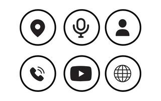 Digital Web Services Icon Bundle vector