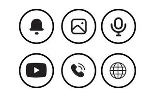 Collection of Web Graphics and Symbols vector