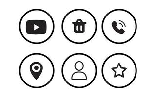 Essential Icon Set for Web Designers vector
