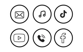 Pack of Web Icons for Creative Projects vector