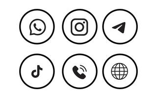 Flat Web Icon Set for Responsive Layouts vector
