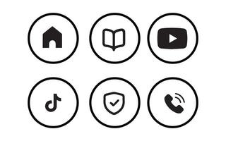 High-Quality Web Icons for User Interface vector
