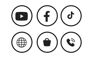 Digital Web Icon Bundle for Developers vector