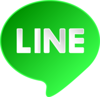 Line logo round shape, Platform application on device for convenient, and fast communication and delivery of document file. png