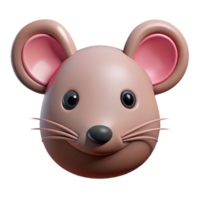signature creative Mouse, clean lines and flat color. Minimal design with Scalable Design. studio quality png