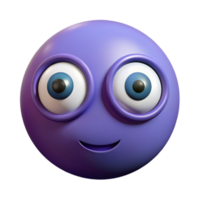 dynamic hypnotic Circular character with two large, circular eyes. Single-weight stroke, minimal design, with Scalable Design. original png