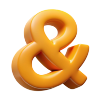gorgeous whimsical creative Minimal, crisp edges ampersand with single-weight stroke with Scalable Design. premium png