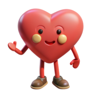 alluring sought-after Heart-shaped character with small, round feet. Flat color, symmetrical design, with Scalable Design. png