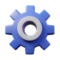 serene calm impressionist Symmetrical cogwheel with flat color. Clean lines, with Scalable Design. gallery standard png
