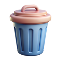majestic reflective artistic Trash can icon, symmetrical and single-weight stroke. with Scalable Design. professional png