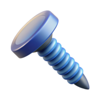 enchanting timeless Crisp edges illustration of a screw. Minimal, with Scalable Design. png