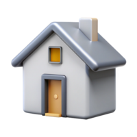 captivating playful artistic Minimal house icon with clean lines and flat gray color. with Scalable Design. crisp png
