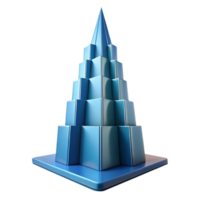 sought-after urban Geometric representation of a skyscraper. Crisp edges, flat color with Scalable Design. 4K png