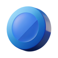 dazzling coveted Geometric circle with crisp edges and flat blue color. Single-weight stroke with Scalable Design. png