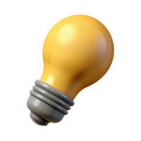 coveted retro Single-weight stroke lightbulb with a pear-shaped bulb and simple filament. Minimal design, clean lines, with Scalable Design. high resolution png