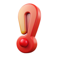 signature geometric Clean lines, scalable exclamation mark with single-weight stroke with Scalable Design. 8K png