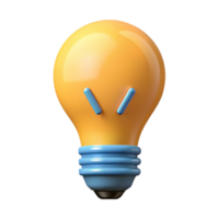 fascinating peaceful renaissance Clean line art of a lightbulb. Flat color, with Scalable Design. ultra HD png