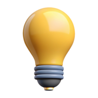 glorious inspired Clean line art of a lightbulb. Flat color, with Scalable Design. png