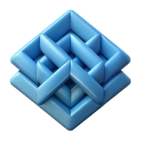 impressive notable Geometric pattern of overlapping squares. Crisp edges with Scalable Design. png