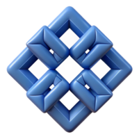 splendid whimsical victorian Geometric pattern of overlapping squares. Crisp edges with Scalable Design. handcrafted png