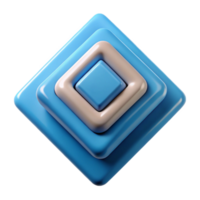 standout futuristic Rotating squares, crisp edges, single-weight stroke. Flat color with Scalable Design. elite png