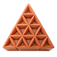celebrated retro A pattern of nested triangles, symmetrical design, minimal aesthetic. Flat color with Scalable Design. professional png