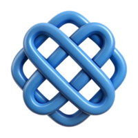 breathtaking reflective mid-century Intertwined square and circle pattern. Crisp edges, symmetrical, flat color with Scalable Design. elite png