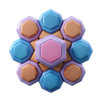 peaceful splendid Scalable geometric star pattern. Crisp edges, minimal, flat color with Scalable Design. premium png