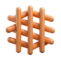 captivating rare Minimalist crosshatch pattern. Flat color, scalable, crisp edges with Scalable Design. png