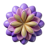 standout gothic Scalable flower pattern with geometric petals. Crisp edges, symmetrical, flat color with Scalable Design. sharp png