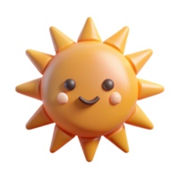vibrant quintessential Circular sun character with triangular rays. Flat color, symmetrical, minimal with Scalable Design. png