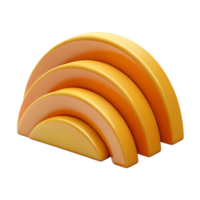 exceptional tropical Repeating semi-circle shapes. Flat color, scalable, crisp edges with Scalable Design. top-tier png