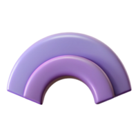 striking avant-garde Repeating semi-circle shapes. Flat color, scalable, crisp edges with Scalable Design. perfect clarity png