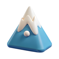 immaculate classic Triangular mountain character with a snowy peak. Crisp edges, minimal design, flat color with Scalable Design. exclusive png