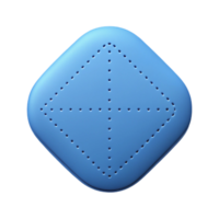 iconic coastal Minimalist dashed line pattern. Flat color, scalable, crisp edges with Scalable Design. masterfully captured png