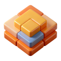 dreamy picturesque Overlapping rectangles, crisp edges, minimal design with Scalable Design. flawless png