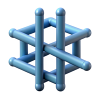 harmonious magnificent Intersecting lines forming a grid, crisp edges with Scalable Design. fine detail png