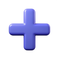 joyful captivating Plus sign character with rounded edges. Symmetrical, minimal design, flat color with Scalable Design. 8K png