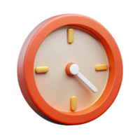distinguished retro Flat color outline of a clock. Crisp edges, single-weight stroke with Scalable Design. original png