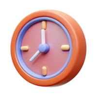 enchanting iconic Flat color outline of a clock. Crisp edges, single-weight stroke with Scalable Design. png