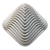 captivating artistic Clean lines forming a wave pattern, symmetrical with Scalable Design. crisp png